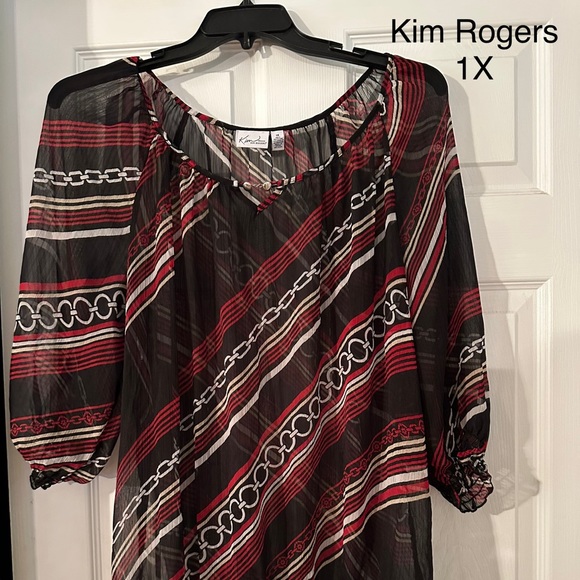 Kim Rogers sheer top - Picture 1 of 2